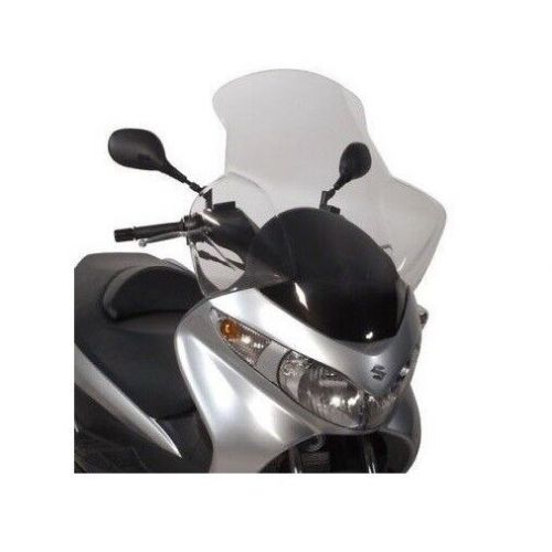 GIVI Parabrezza trasparente 72 x 67 cm per SUZUKI BURGMAN 125 / 200 / ABS 2006 / 2021