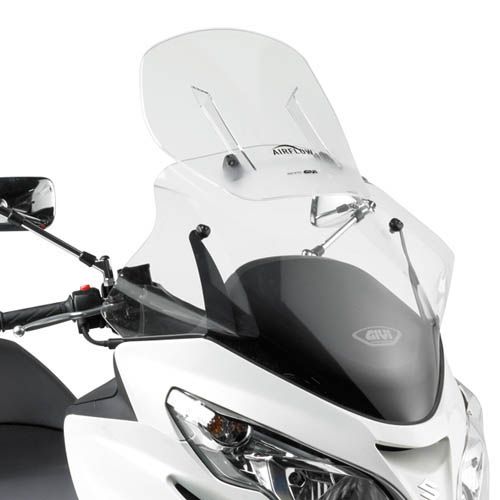 GIVI Parabrezza scorrevole AIRFLOW trasparente per SUZUKI BURGMAN 400 2006 / 2016