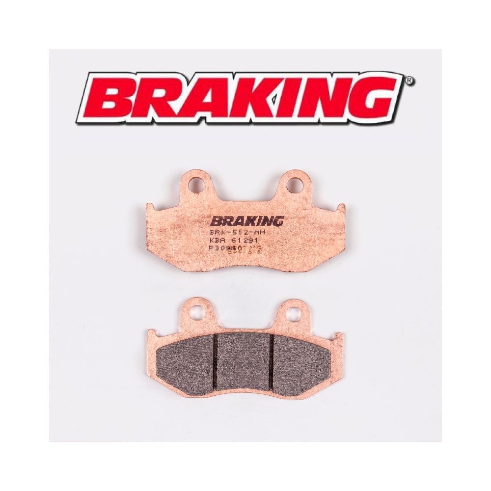 BRAKING coppia pastiglie freno posteriore P30 per SUZUKI BURGMAN 250 1998 / 2003 - BURGMAN 400 1999 / 2000