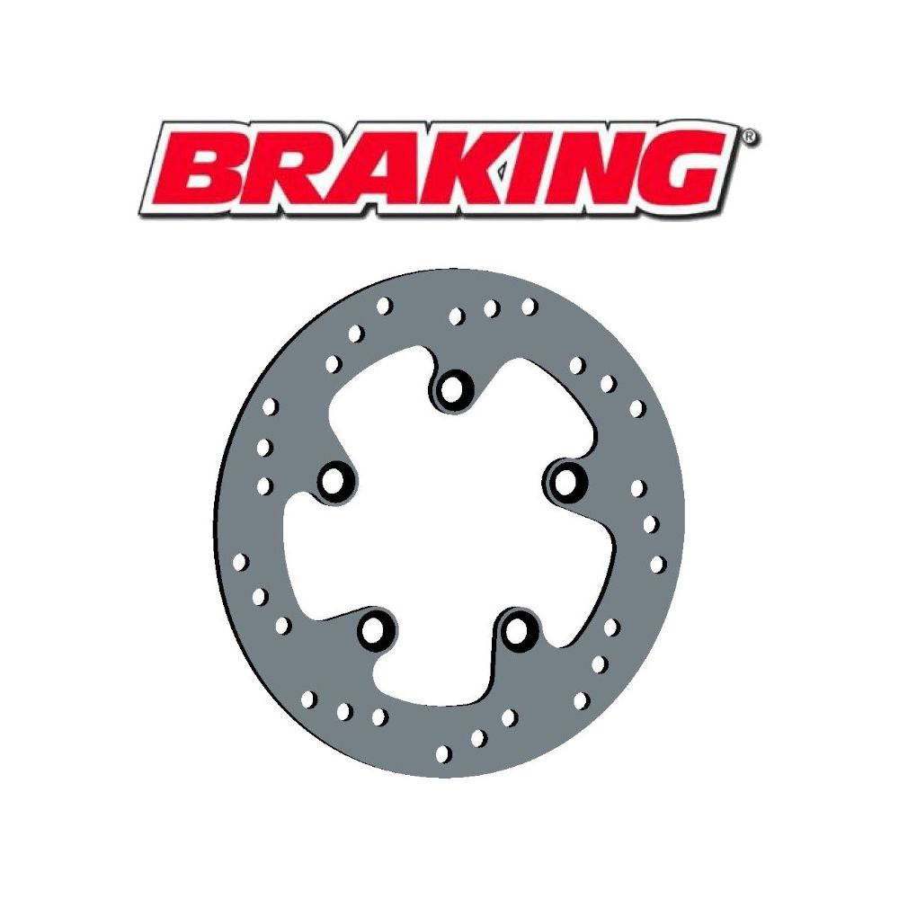 BRAKING RF8524S Disco Freno Posteriore Tondo Fisso R-FIX