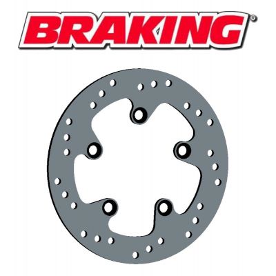 BRAKING RF8524S Disco Freno Posteriore Tondo Fisso R-FIX