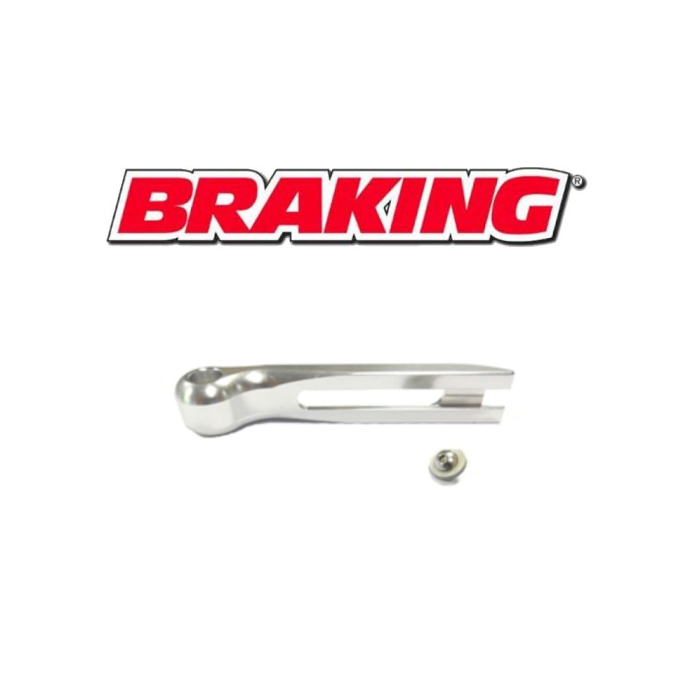 BRAKING Kit ricambio leva allungabile per leve freno e frizione silver serie LE1