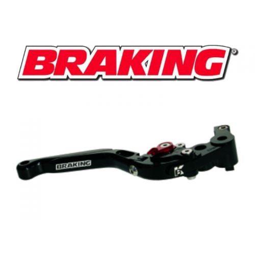 BRAKING Leva nera sinistra snodata con regolazione per pompe frizione idraluliche BRAKING QC66 - QC36 Brembo racing (NO RCS)