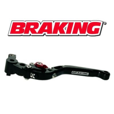 BRAKING Leva nera destra snodata con regolazione per pompe freno BRAKING MC6603, MC9603 Brembo racing (NO RCS)