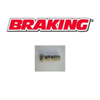 BRAKING Raccordo in Acciaio Vite per occhiello doppia 10x1,25 mm