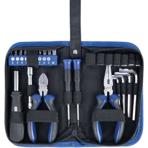 OXFORD OX771 BIKER TOOL KIT Kit Utensili 28 Pezzi