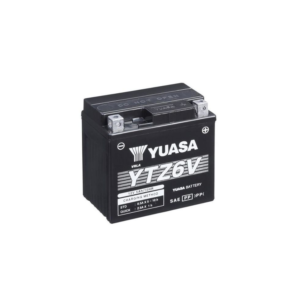 YUASA BATTERIA YTZ6V 12 Volt 5.3 Ampere Pre-attivata senza manutenzione AGM