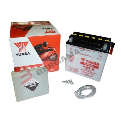 YUASA BATTERIA YB9-B - 12 Volt 9,5 Ampere - con acido