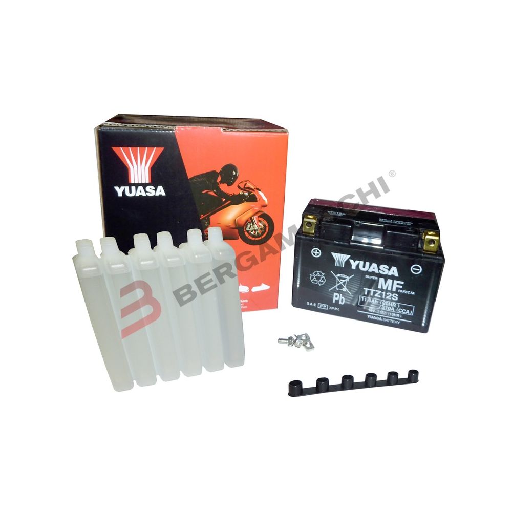 YUASA BATTERIA TTZ12S 12 Volt 11.6 Ampere con acido senza manutenzione