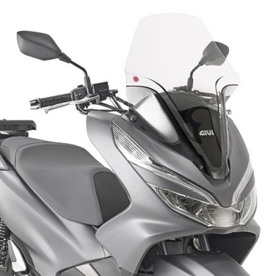 GIVI Parabrezza specifico trasparente 60,5 x 43,5 cm per HONDA PCX 125 2018 2019 2020