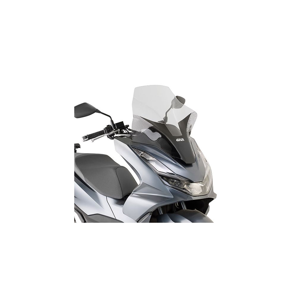 GIVI Parabrezza specifico trasparente 59 x 48,5 cm per HONDA PCX 125 2021 2022 2023