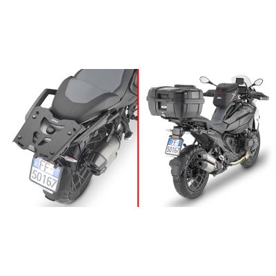 GIVI Attacco posteriore in alluminio nero per bauletto MONOKEY per portapacchi originale BMW R 1300 GS 2024