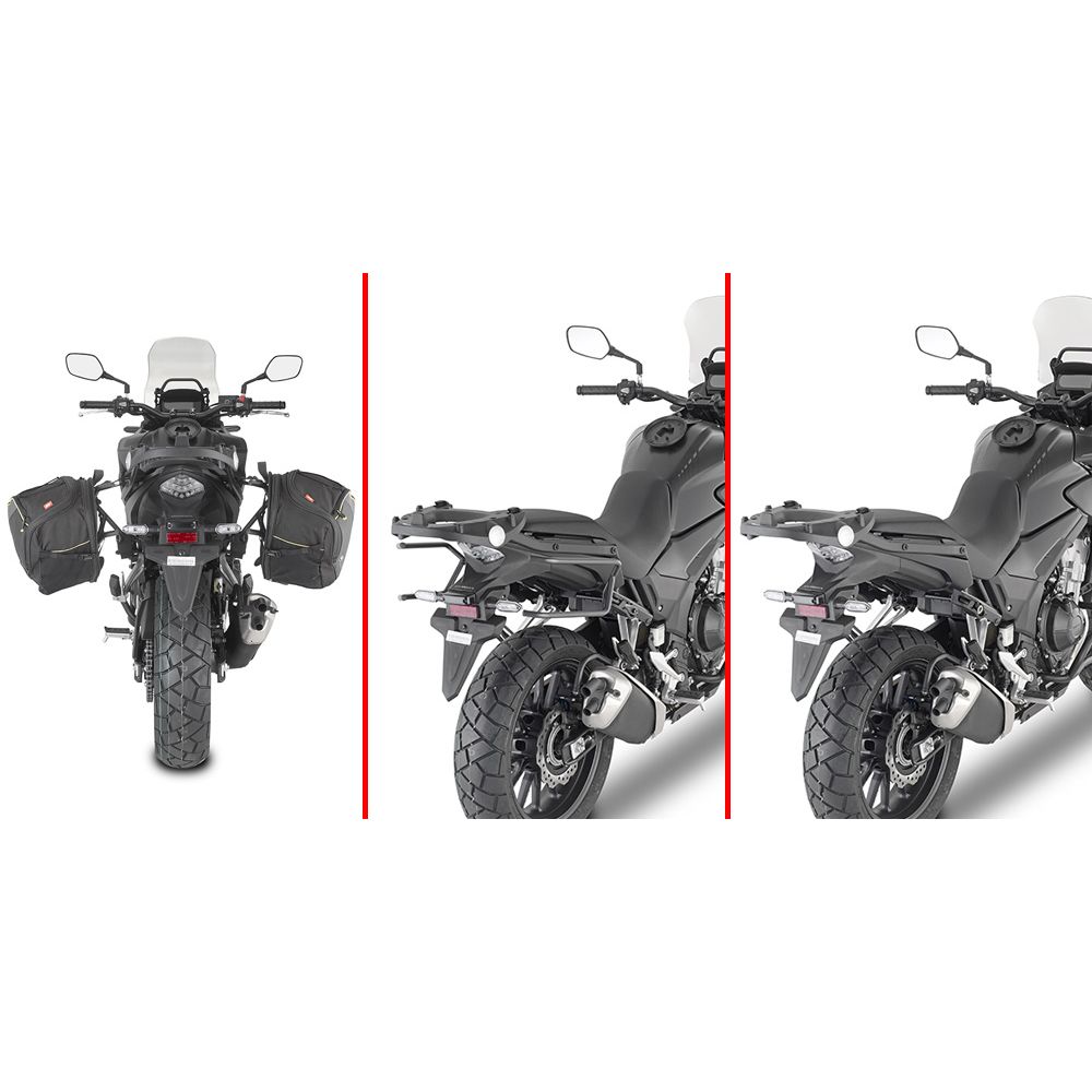 GIVI Telaietti specifici REMOVE-X sgancio rapido per borse soffici laterali per HONDA CB 500 X 2019 / 2023