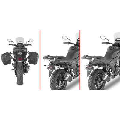 GIVI Telaietti specifici REMOVE-X sgancio rapido per borse soffici laterali per HONDA CB 500 X 2019 / 2023