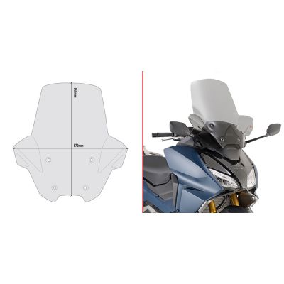 GIVI Parabrezza fumé per HONDA FORZA 750 2021 / 2023