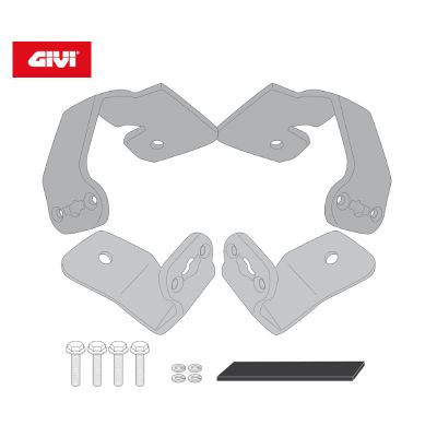 GIVI Kit per montare PLO1192MK PLO1192CAM PLX1192 senza attacco posteriore 1192FZ per HONDA NC 750 X 2021 / 2023