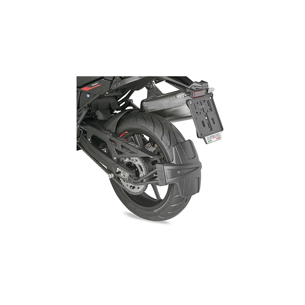 GIVI RM8717KIT Kit paraspruzzi RM02 con attacchi specifici per BENELLI TRK 702 - TRK 702 X 2023 2024