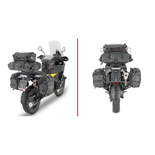 GIVI PLO9430MK Portavaligie laterale specifico PL ONE-FIT configurato per valigie MONOKEY per HUSQVARNA - KTM