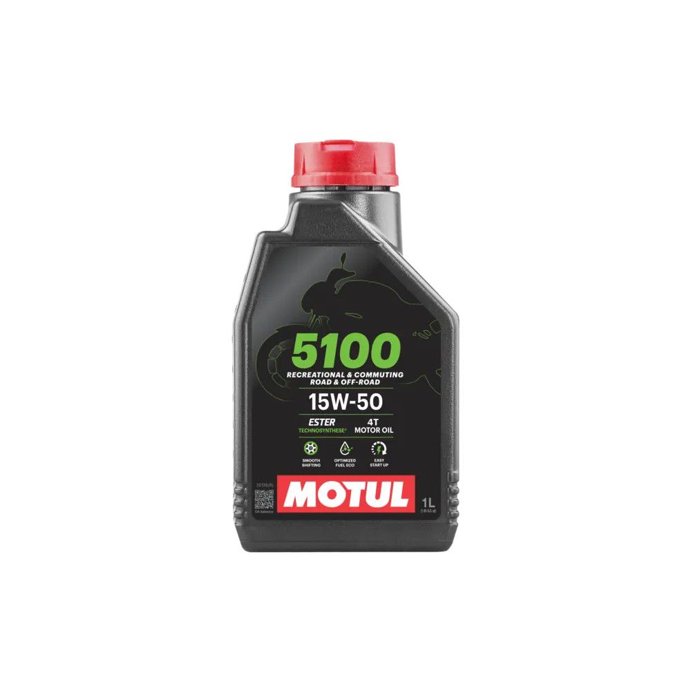 MOTUL 5100 4T 15W-50 TECHNOSYNTHESE - Lubrificante Olio Motore