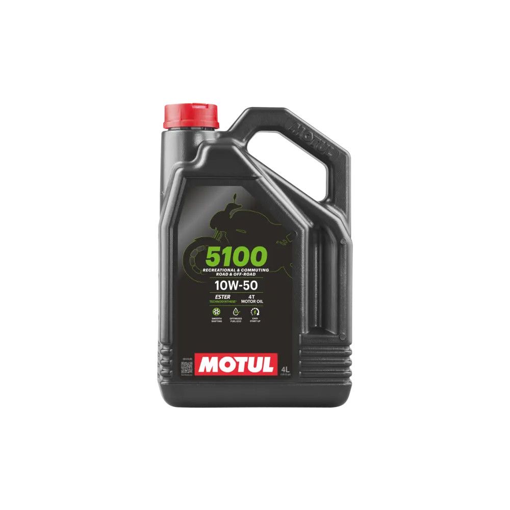 MOTUL 5100 4T 10W-50 TECHNOSYNTHES - Lubrificante Olio Motore 4 Litri