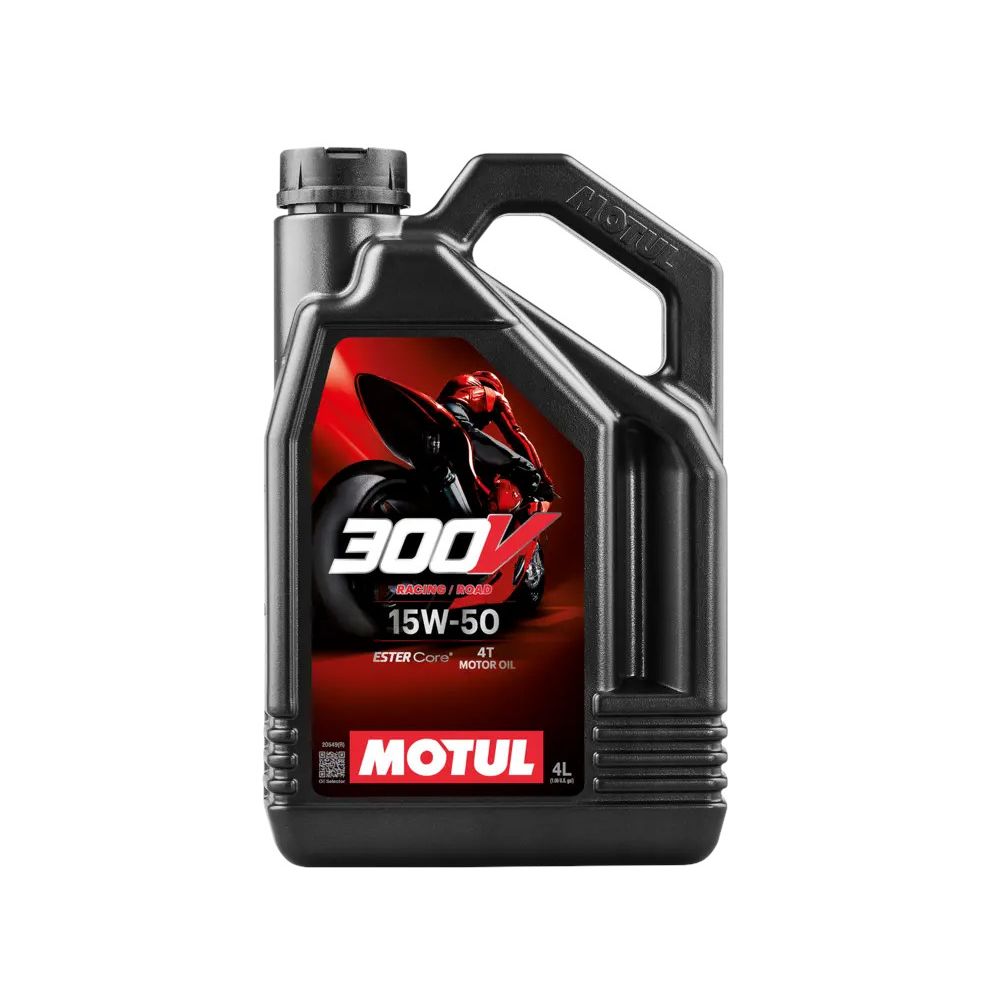 MOTUL 300V 4T FACTORY LINE ROAD RACING 15W-50 - Lubrificante Olio Motore 4 Litri