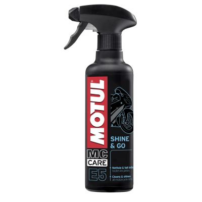 MOTUL MC CARE E5 SHINE & GO Ravviva vernici e parti in plastica - 400 ml