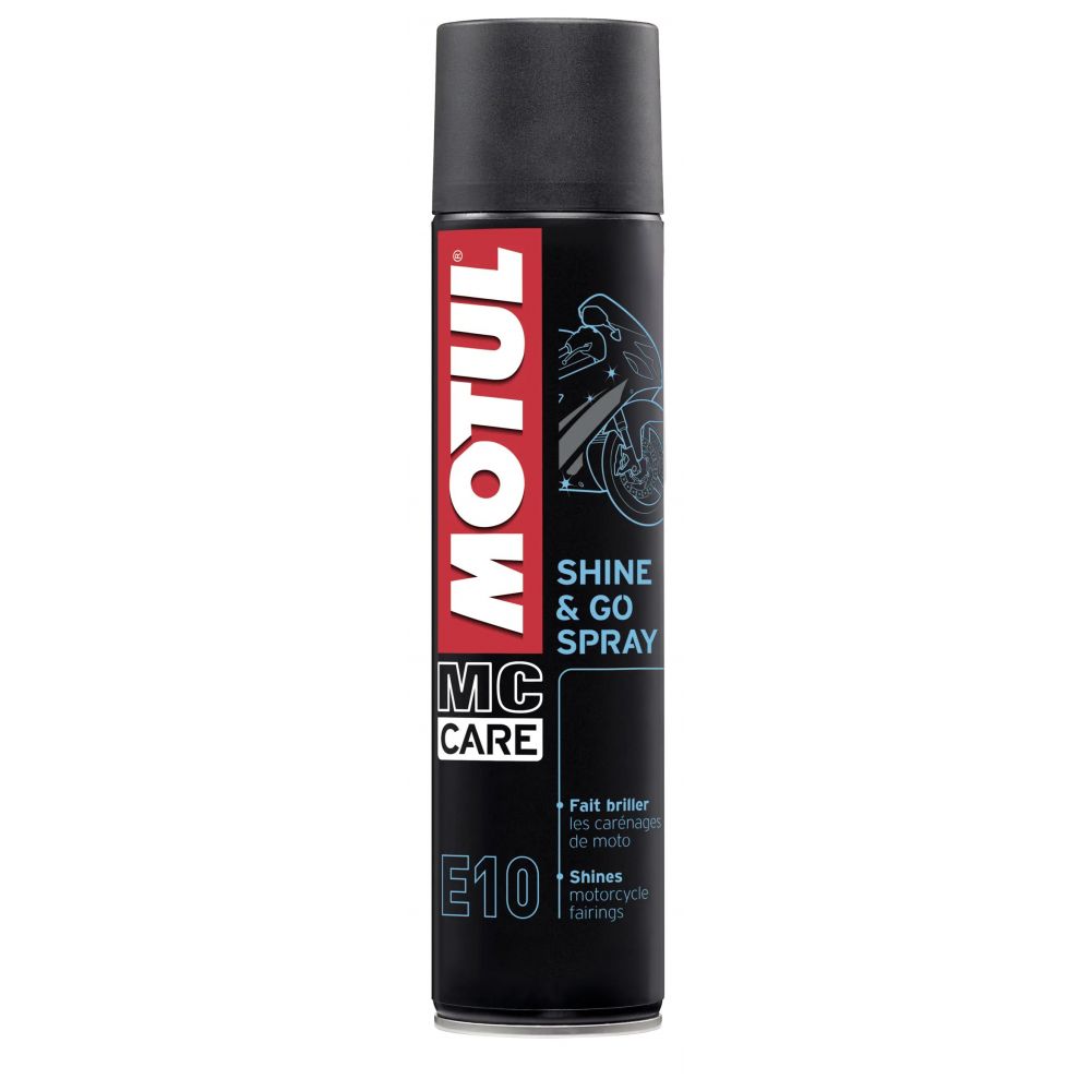 MOTUL MC CARE E10 SHINE & GO SPRAY Ravviva vernici e parti in plastica - 400ml