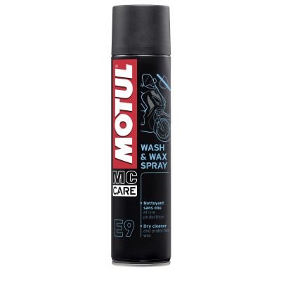 MOTUL MC CARE E9 WASH & WAX SPRAY Pulitore a secco - 400ml