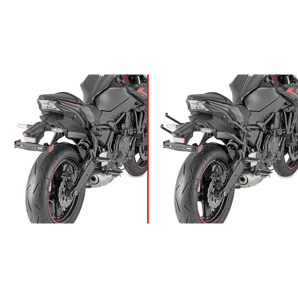 GIVI TR4128 Telaietti REMOVE-X sgancio rapido per borse soffici laterali per KAWASAKI Z 650 2020 / 2023