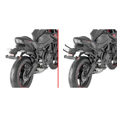 GIVI TR4128 Telaietti REMOVE-X sgancio rapido per borse soffici laterali per KAWASAKI Z 650 2020 / 2023