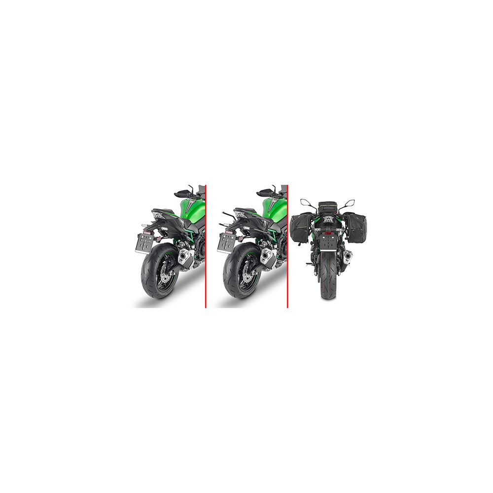 GIVI Telaietti REMOVE-X sgancio rapido per borse laterali per KAWASAKI Z 900 2020 / 2023