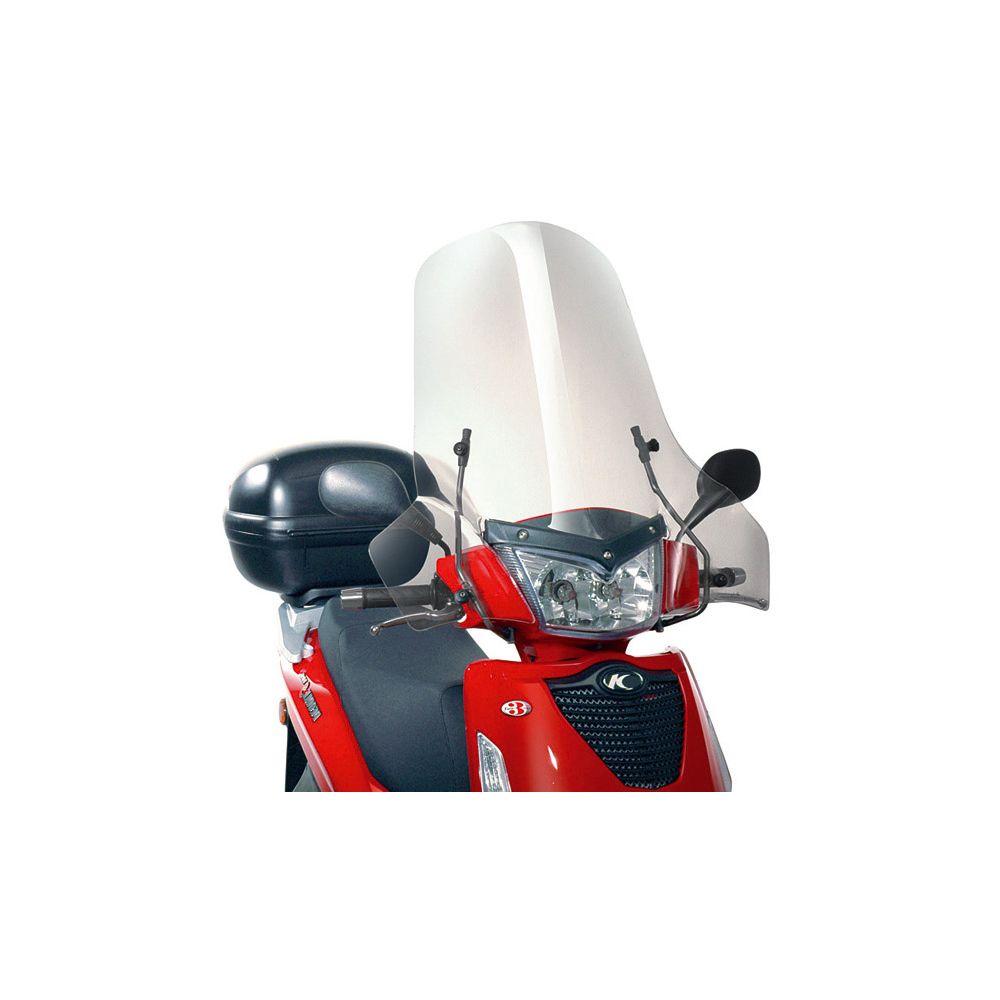 GIVI 137A Parabrezza trasparente con attacchi per KYMCO PEOPLE S 50-125-200 2005 / 2015