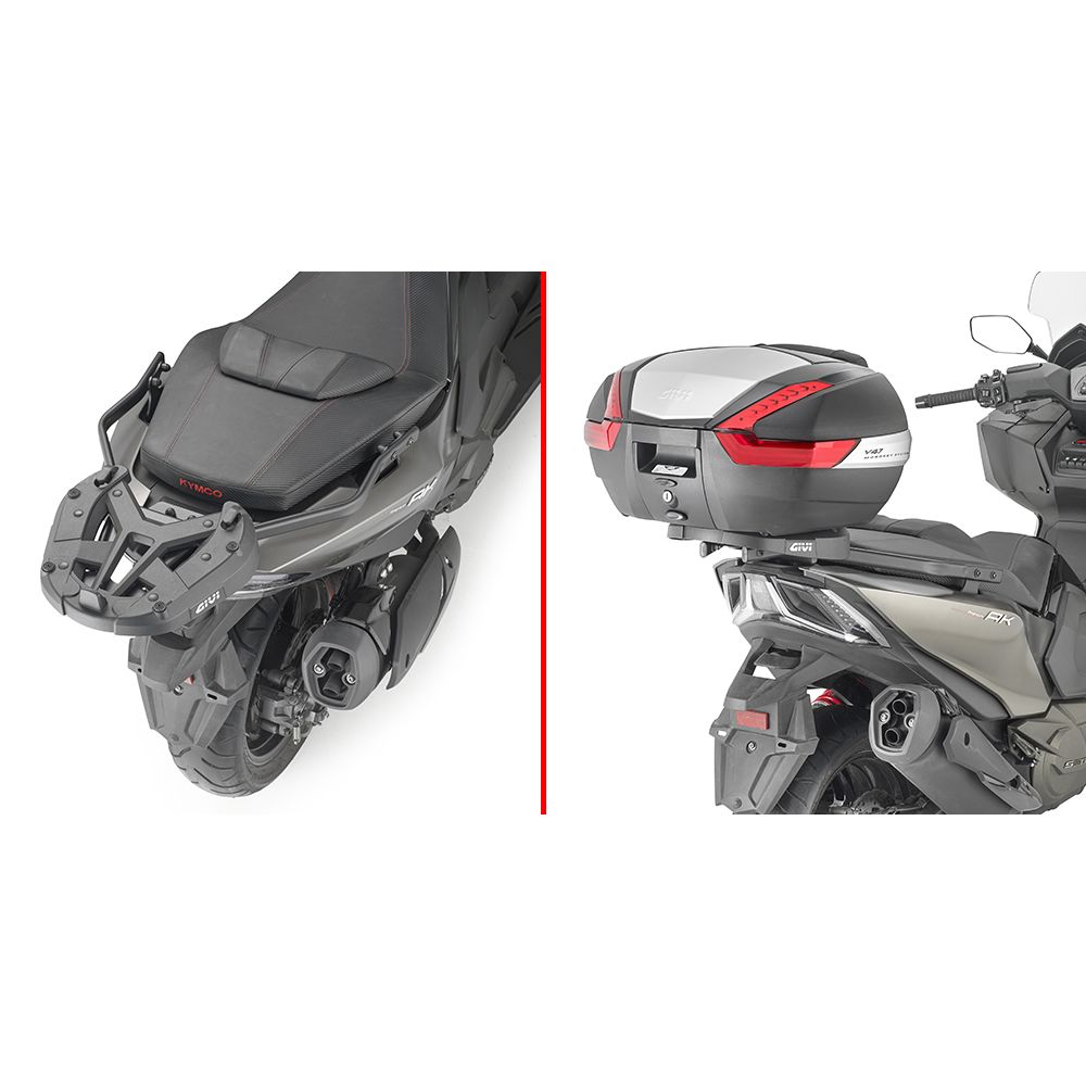 GIVI SR6122 Attacco posteriore per bauletto MONOKEY - MONOLOCK per KYMCO AK 550 PREMIUM 2023 / 2024