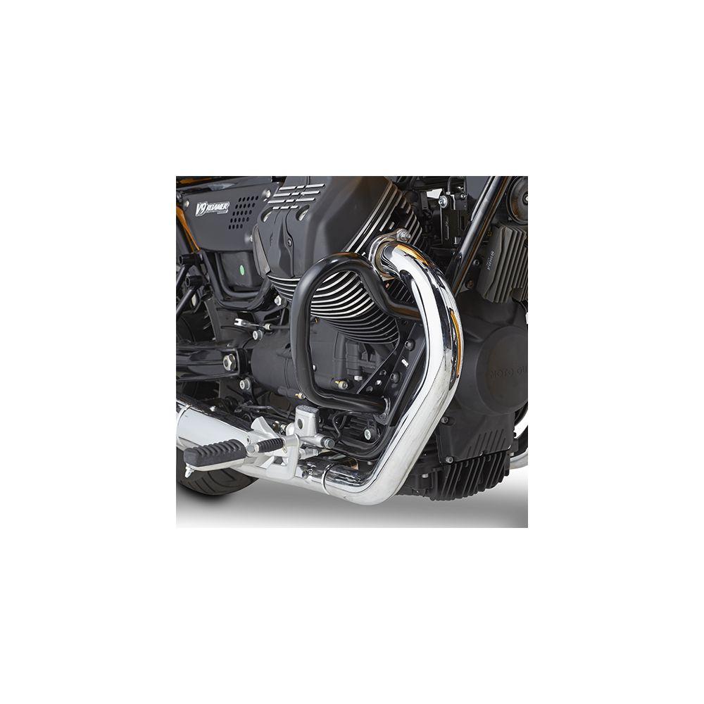 GIVI TN8202 Paramotore tubolare nero per GUZZI V7 850 STONE / SPECIAL - V7 III STONE / SPECIAL - V9 ROAMER / BOBBER