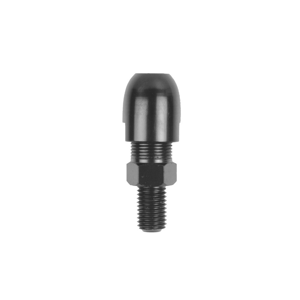 Pinza elastica nera M10/125 avvitatura destra adattatore per specchietto retrovisore senza filetto