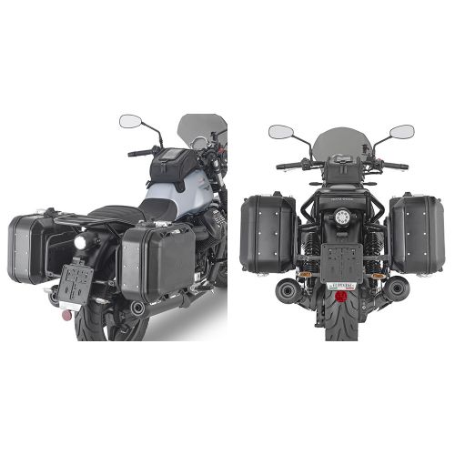 GIVI PLO8206MK Portavaligie laterale PL ONE-FIT per valigie MONOKEY per GUZZI V7 850 STONE / SPECIAL 2021 / 2023