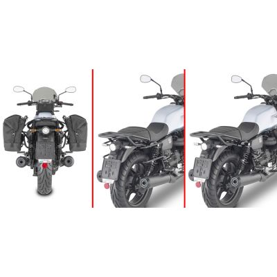 GIVI TR8206 Telaietti REMOVE-X sgancio rapido per borse soffici laterali per GUZZI V7 850 STONE / SPECIAL 2021 / 2023