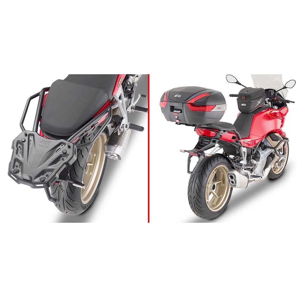 GIVI SR8207 Attacco posteriore specifico per bauletto MONOKEY - MONOLOCK per GUZZI V100 MANDELLO 1000 2022 / 2023