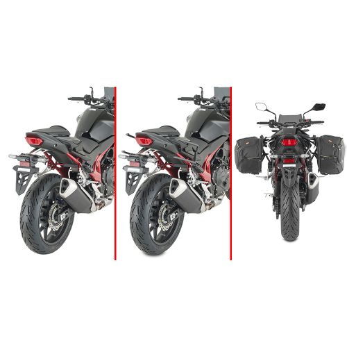 GIVI Telaietti REMOVE-X sgancio rapido per borse soffici laterali per HONDA CB 500 HORNET 2024 - CB 750 HORNET 2023 / 2024