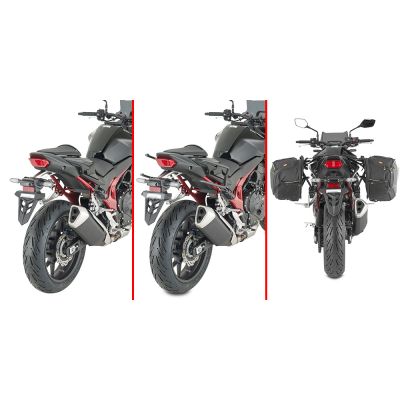 GIVI Telaietti REMOVE-X sgancio rapido per borse soffici laterali per HONDA CB 500 HORNET 2024 - CB 750 HORNET 2023 / 2024