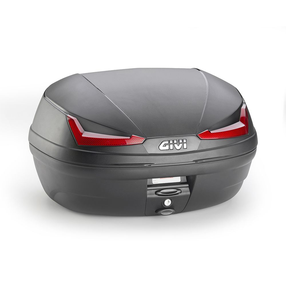 GIVI E455 SIMPLY IV Bauletto posteriore MONOLOCK nero con catadiottri rossi 45 litri