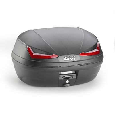 GIVI E455 SIMPLY IV Bauletto posteriore MONOLOCK nero con catadiottri rossi 45 litri