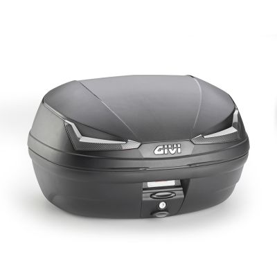 GIVI E455 SIMPLY IV TECH Bauletto posteriore MONOLOCK nero con catadiottri fumè 45 litri