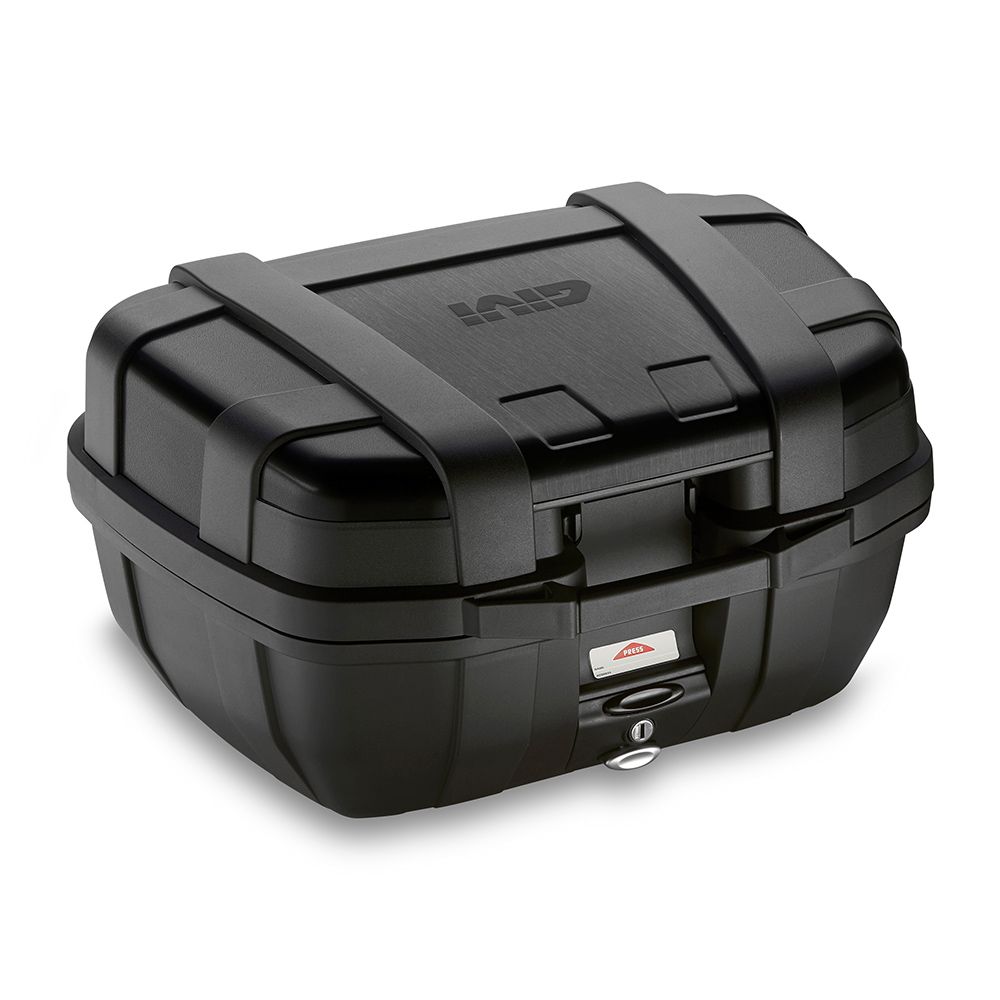 GIVI TREKKER LITE Valigia posteriore nera MONOKEY con finitura e cover centrale in plastica 52 litri