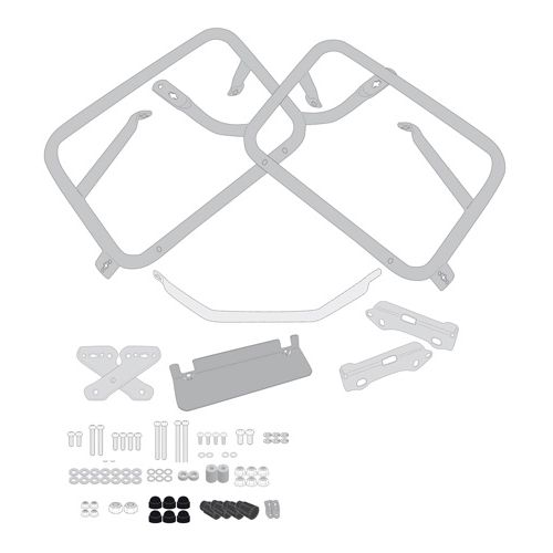 GIVI PLO9350N Portavaligie laterale specifico PL ONE-FIT neutro per MORINI X-CAPE 649 2021 / 2023