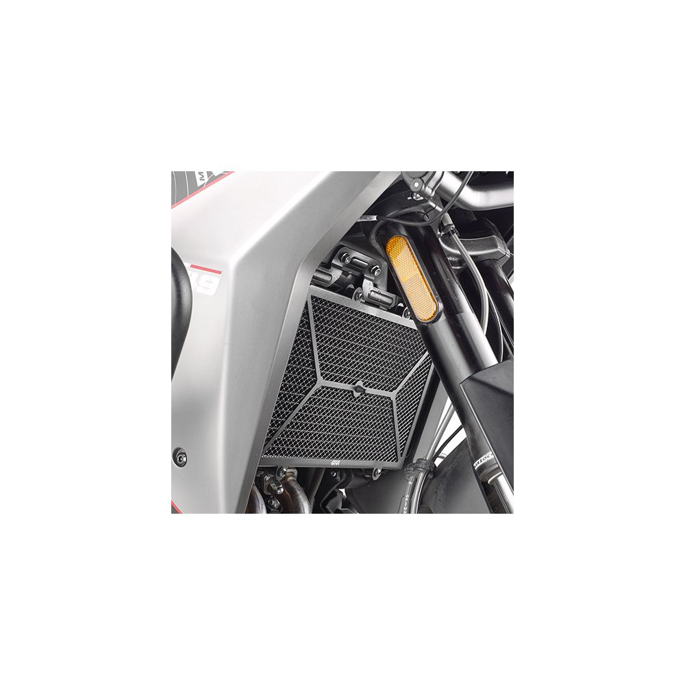 GIVI PR9350 Protezione per radiatore in acciaio verniciato nero per MORINI X-CAPE 649 2021 / 2023