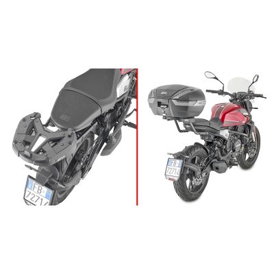 GIVI 9351FZ Attacco posteriore specifico per bauletto MONOKEY - MONOLOCK per MORINI SEIEMEZZO SCR / STR 2022 / 2023