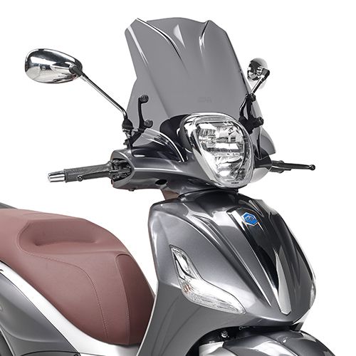 GIVI 5606S Parabrezza fumè con attacchi per PIAGGIO Beverly 125ie-300ie-350 2010 / 2020