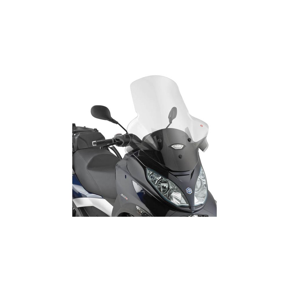 GIVI D5601ST Parabrezza trasparente con paramani per PIAGGIO MP3 300-400-500 2011 / 2017