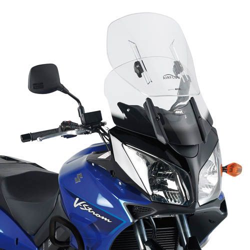 GIVI AF260 Cupolino scorrevole AIRFLOW trasparente per SUZUKI V-STROM 650 - 1000 2004 / 2011